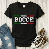 Bocce Italy Flag Pallino Petanque Italian Pride Boccia Team Women's T-Shirt thumb 3
