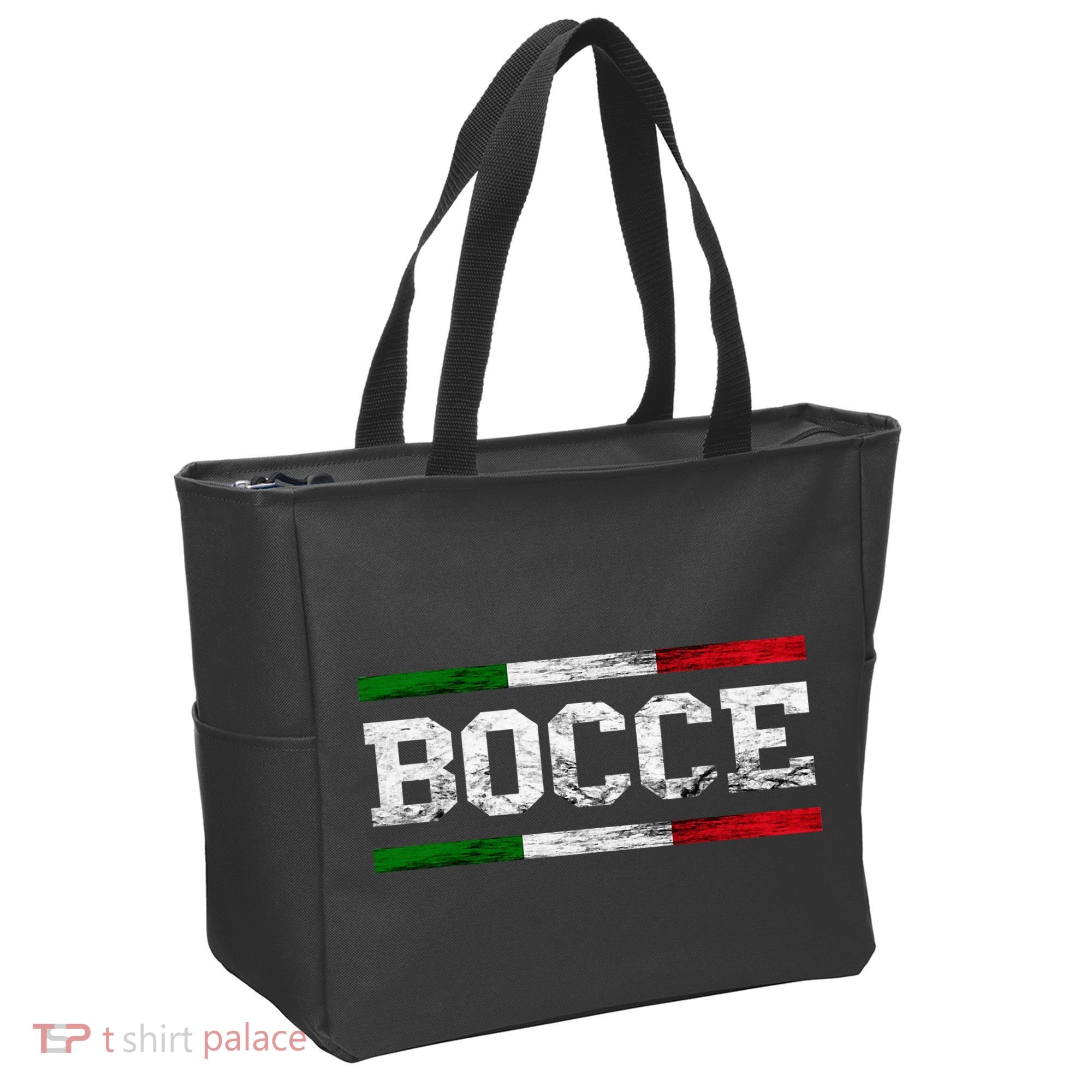 Bocce Italy Flag Pallino Petanque Italian Pride Boccia Team Tote Bag