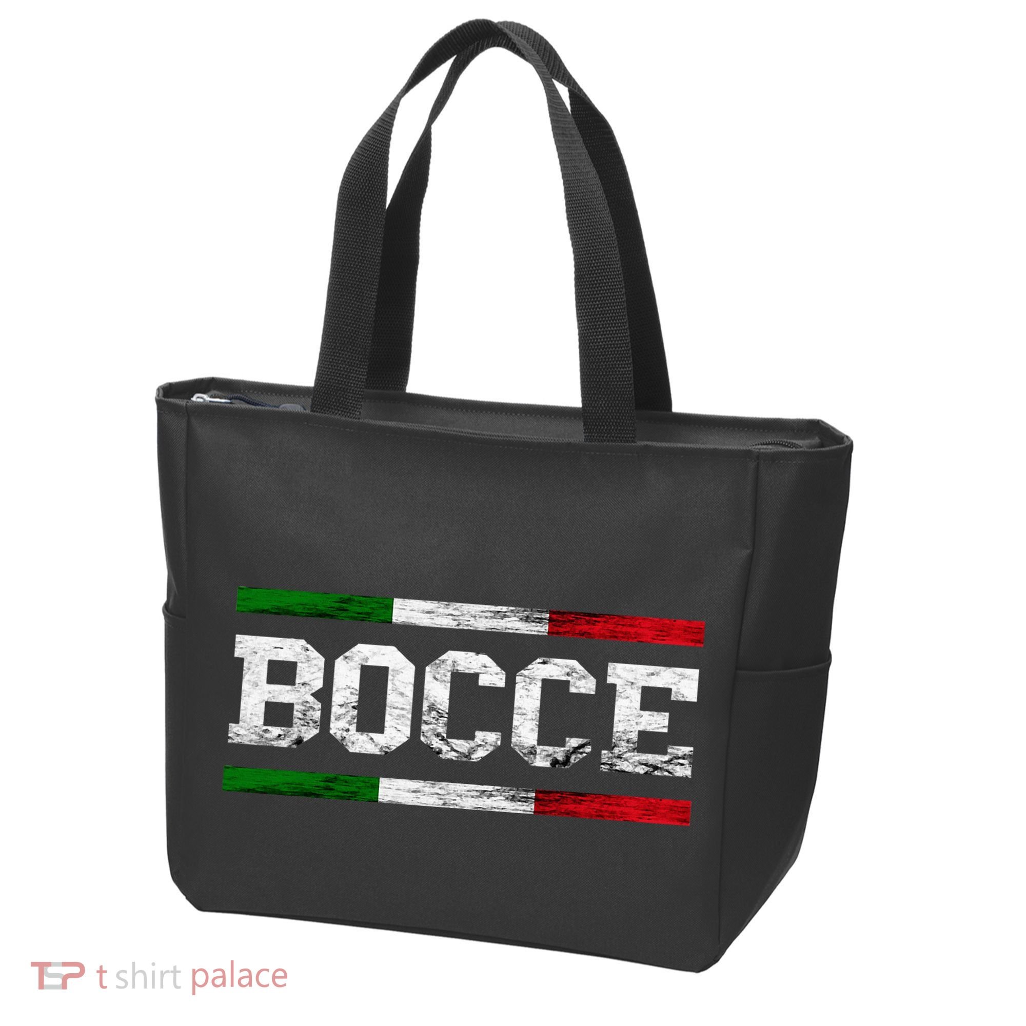 Bocce Italy Flag Pallino Petanque Italian Pride Boccia Team Tote Bag