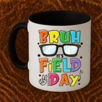 Bruh Its Field Day Teacher Happy Field Day Coffee Mug thumb 2