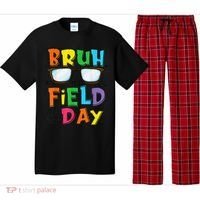 Bruh Its Field Day Teacher Happy Field Day Pajama Set thumb 0