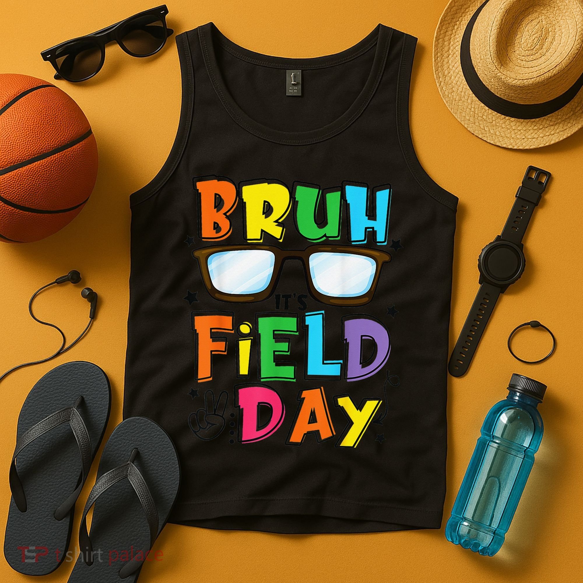 Bruh Its Field Day Teacher Happy Field Day Tank Top