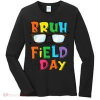 Bruh Its Field Day Teacher Happy Field Day Women's Long Sleeve Shirt thumb 0