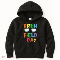 Bruh Its Field Day Teacher Happy Field Day Kids Hoodie thumb 0