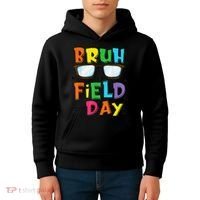 Bruh Its Field Day Teacher Happy Field Day Kids Hoodie thumb 4
