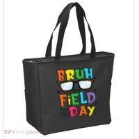 Bruh Its Field Day Teacher Happy Field Day Tote Bag thumb 2