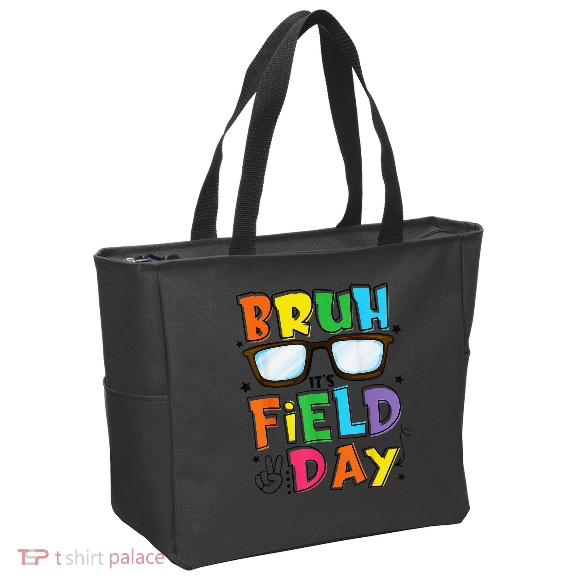 Bruh Its Field Day Teacher Happy Field Day Tote Bag