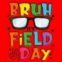 Bruh Its Field Day Teacher Happy Field Day Santa Hat thumb 1
