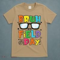 Bruh Its Field Day Teacher Happy Field Day T-Shirt thumb 5