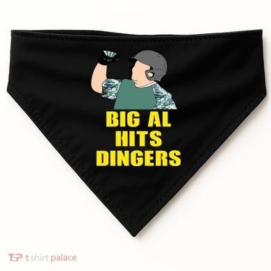 Big Al Hits Dingers USA-Made Doggie Bandana