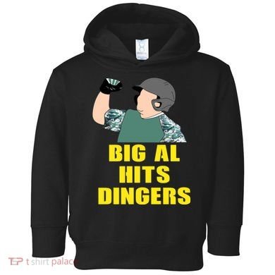 Big Al Hits Dingers Toddler Hoodie