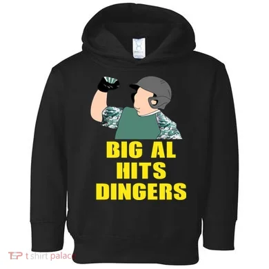 Big Al Hits Dingers Toddler Hoodie