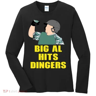 Big Al Hits Dingers Women's Long Sleeve Shirt
