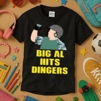 Big Al Hits Dingers Kids T-Shirt thumb 3