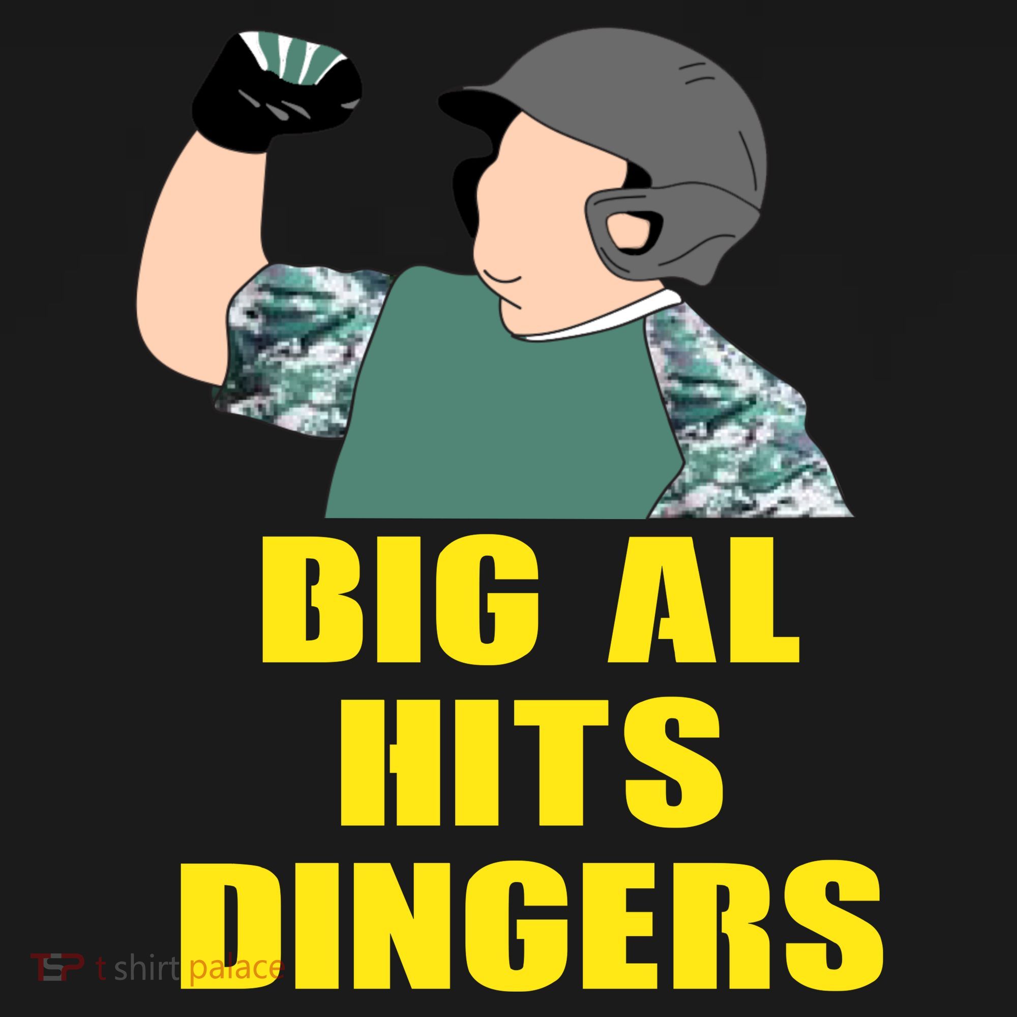 Big Al Hits Dingers Kids T-Shirt