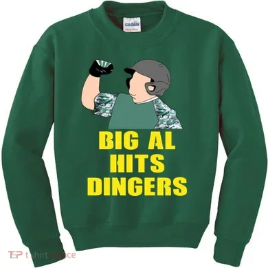 Big Al Hits Dingers Kids Sweatshirt