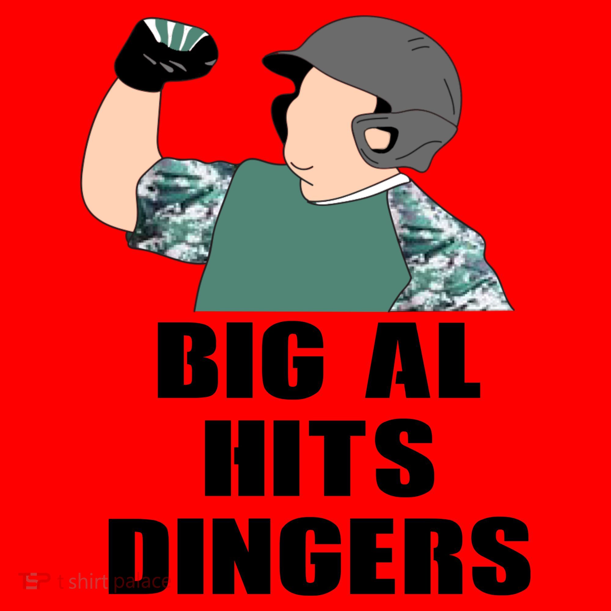 Big Al Hits Dingers Santa Hat