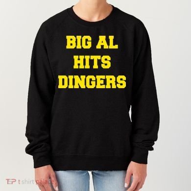 Big Al Hits Dingers Baseball Women's Sweatshirt