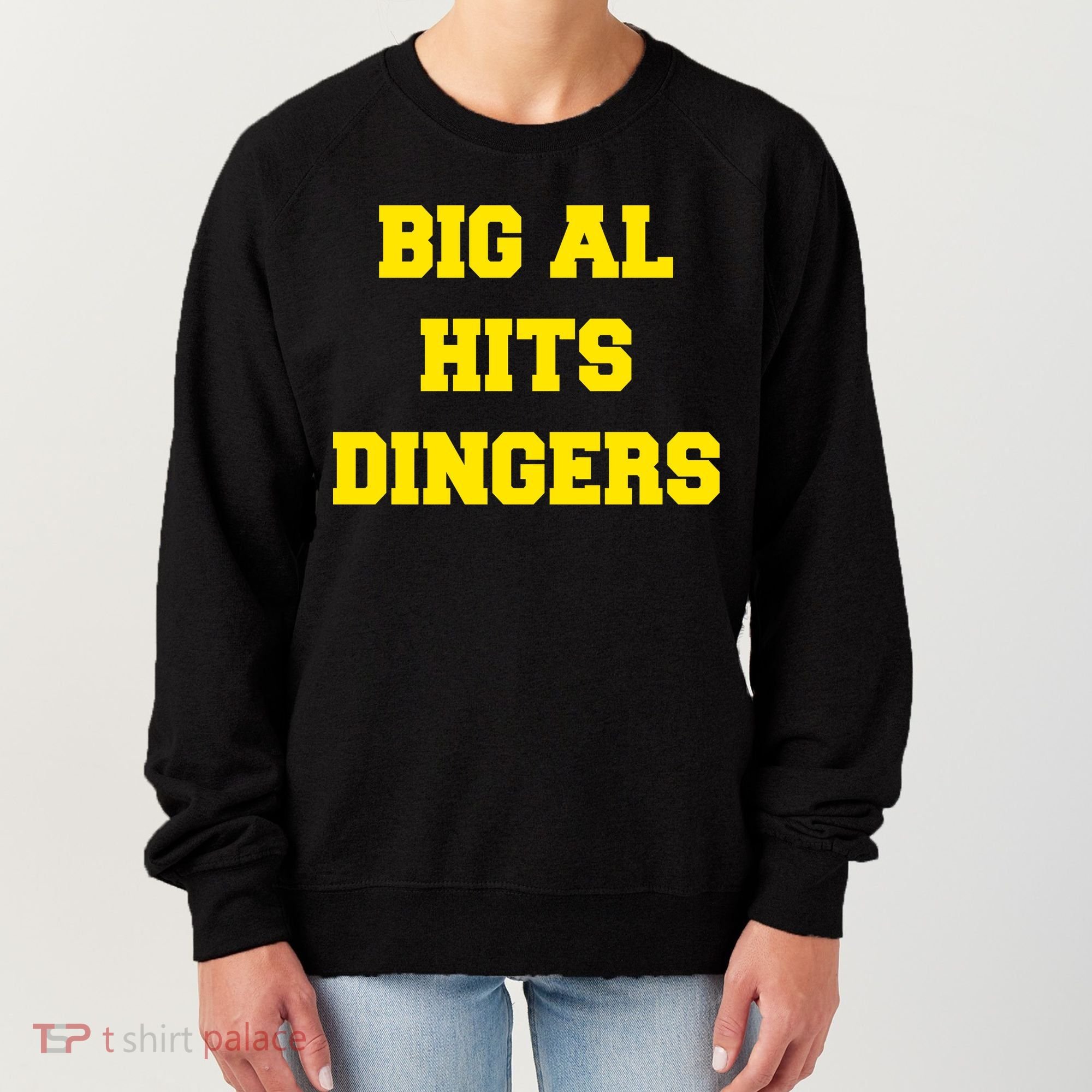 Big Al Hits Dingers Baseball Women's Sweatshirt