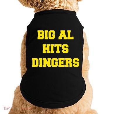 Big Al Hits Dingers Baseball Doggie Tank