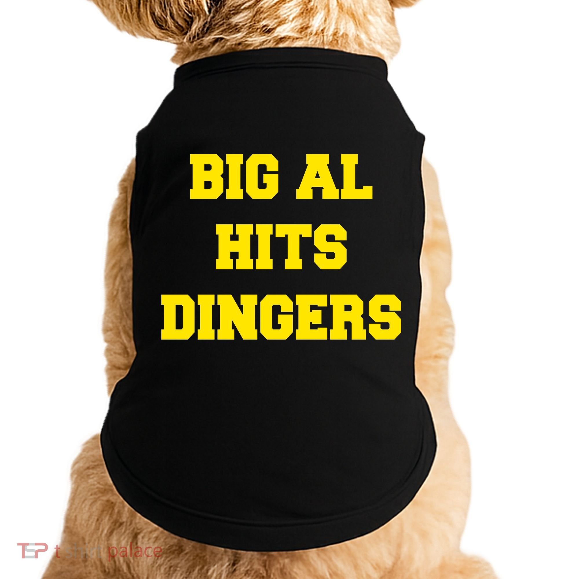 Big Al Hits Dingers Baseball Doggie Tank
