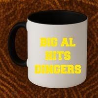 Big Al Hits Dingers Baseball Coffee Mug thumb 2