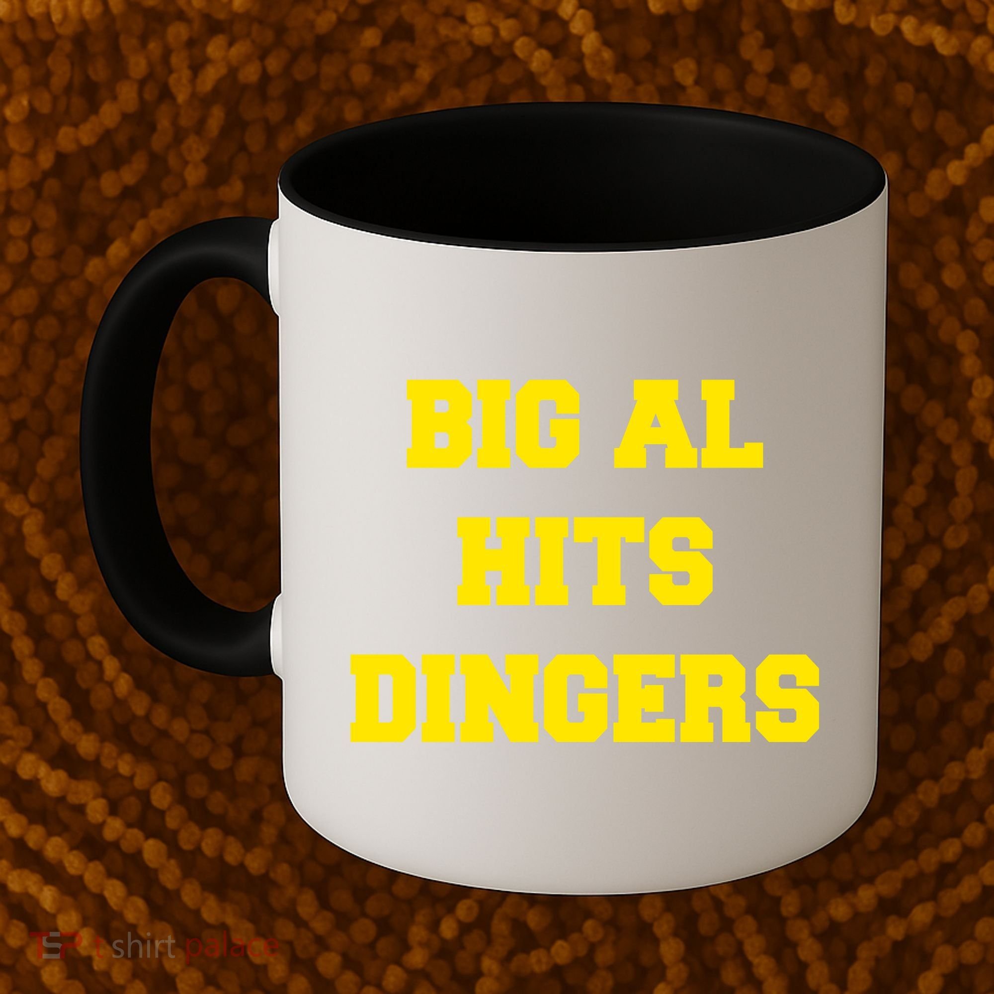 Big Al Hits Dingers Baseball Coffee Mug