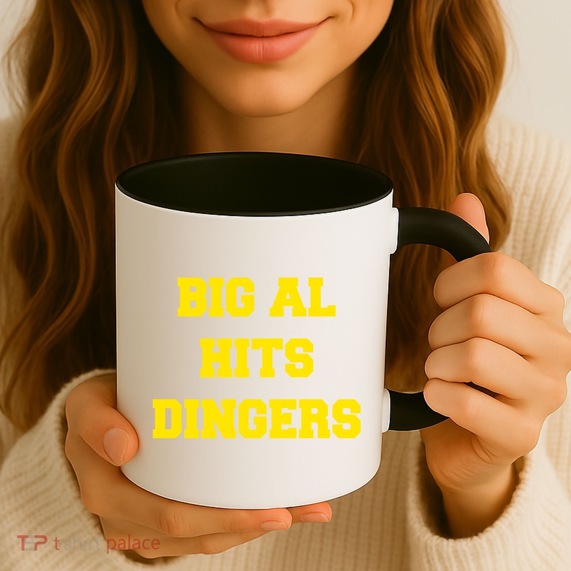 Big Al Hits Dingers Baseball Coffee Mug