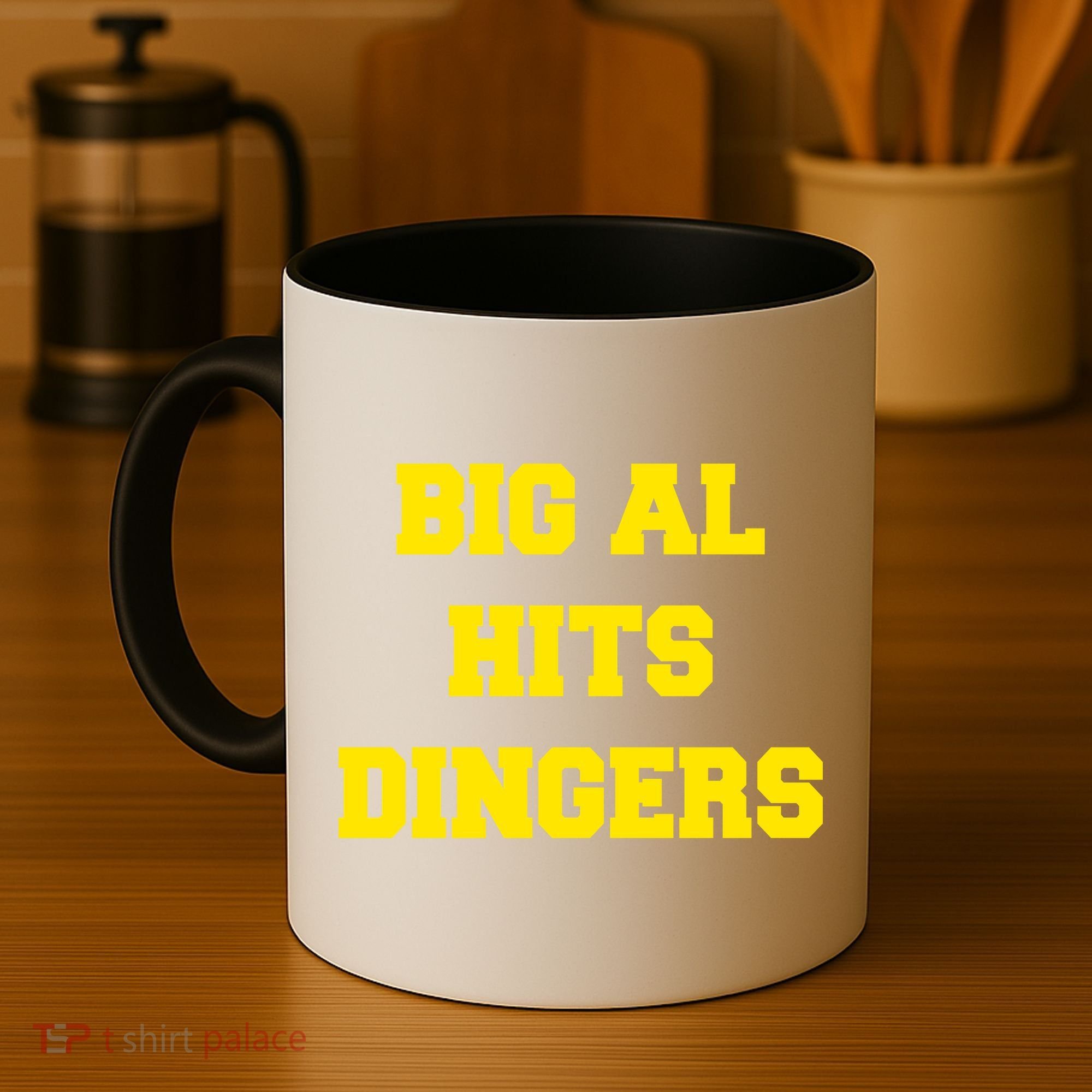Big Al Hits Dingers Baseball Coffee Mug