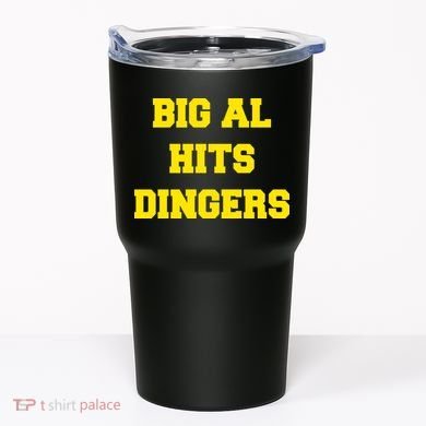 Big Al Hits Dingers Baseball Tumbler