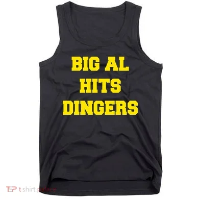 Big Al Hits Dingers Baseball Tank Top