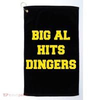 Big Al Hits Dingers Baseball Golf Towel thumb 0