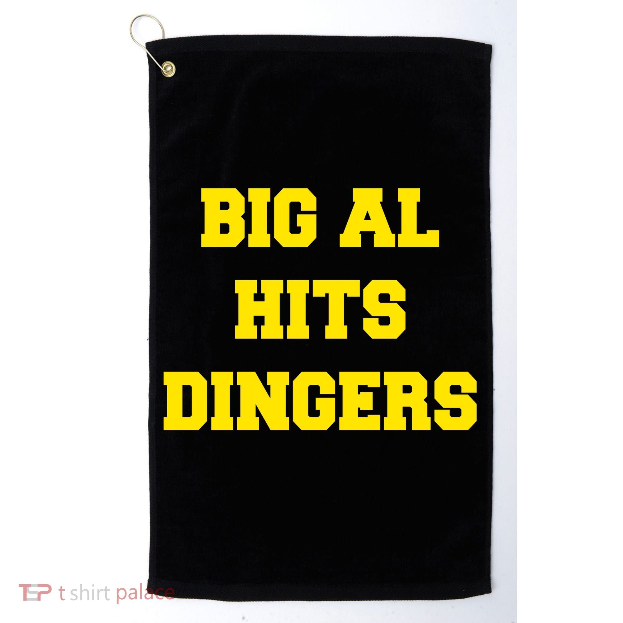 Big Al Hits Dingers Baseball Golf Towel