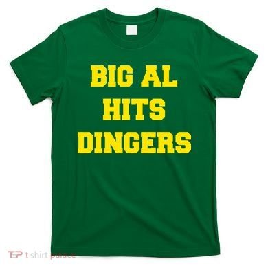 Big Al Hits Dingers Baseball T-Shirt