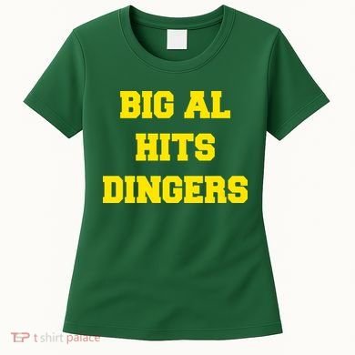 Big Al Hits Dingers Baseball Women's T-Shirt