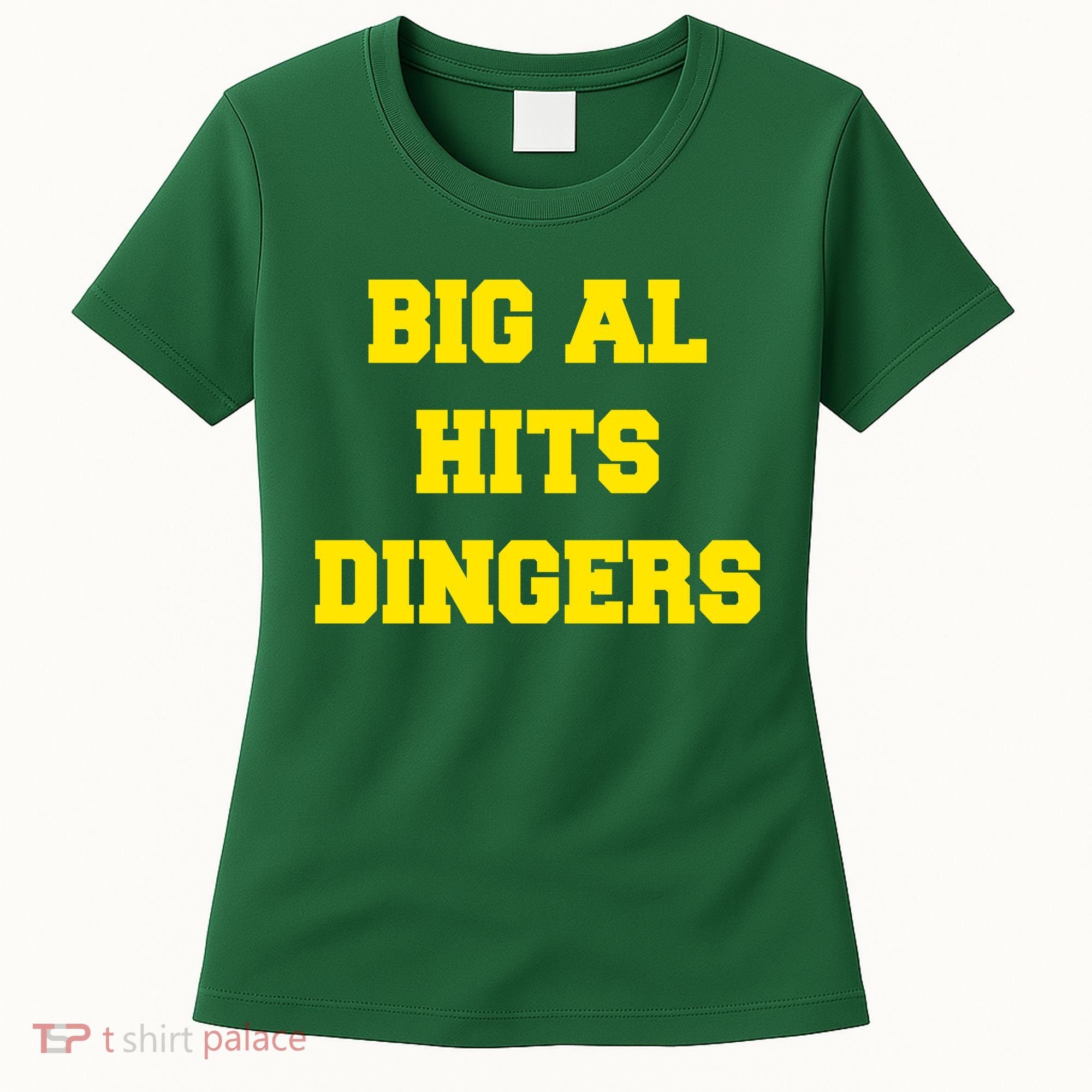 Big Al Hits Dingers Baseball Women's T-Shirt