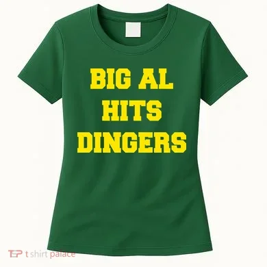 Big Al Hits Dingers Baseball Women's T-Shirt
