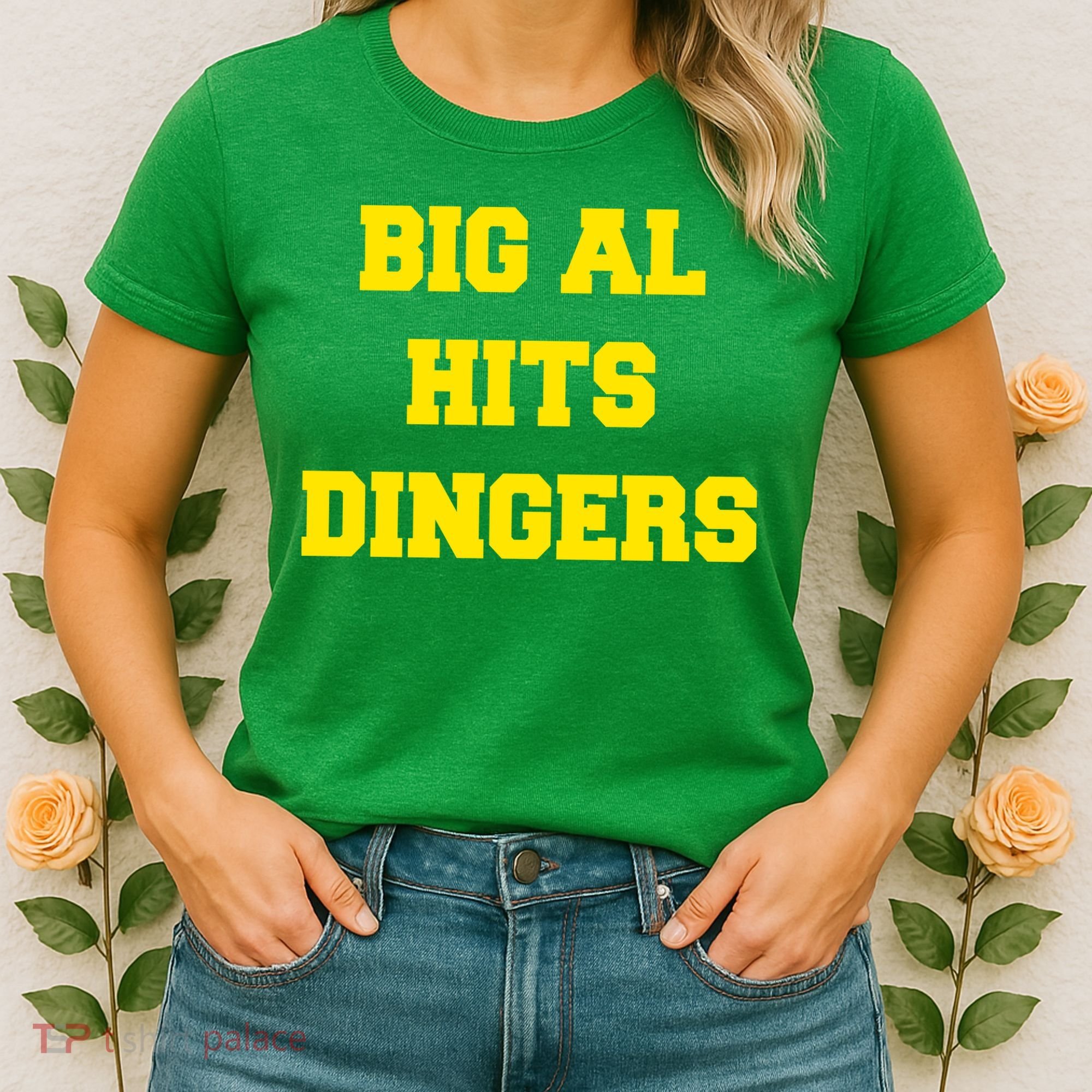Big Al Hits Dingers Baseball Women's T-Shirt