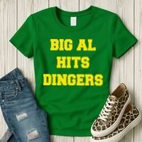 Big Al Hits Dingers Baseball Women's T-Shirt thumb 3