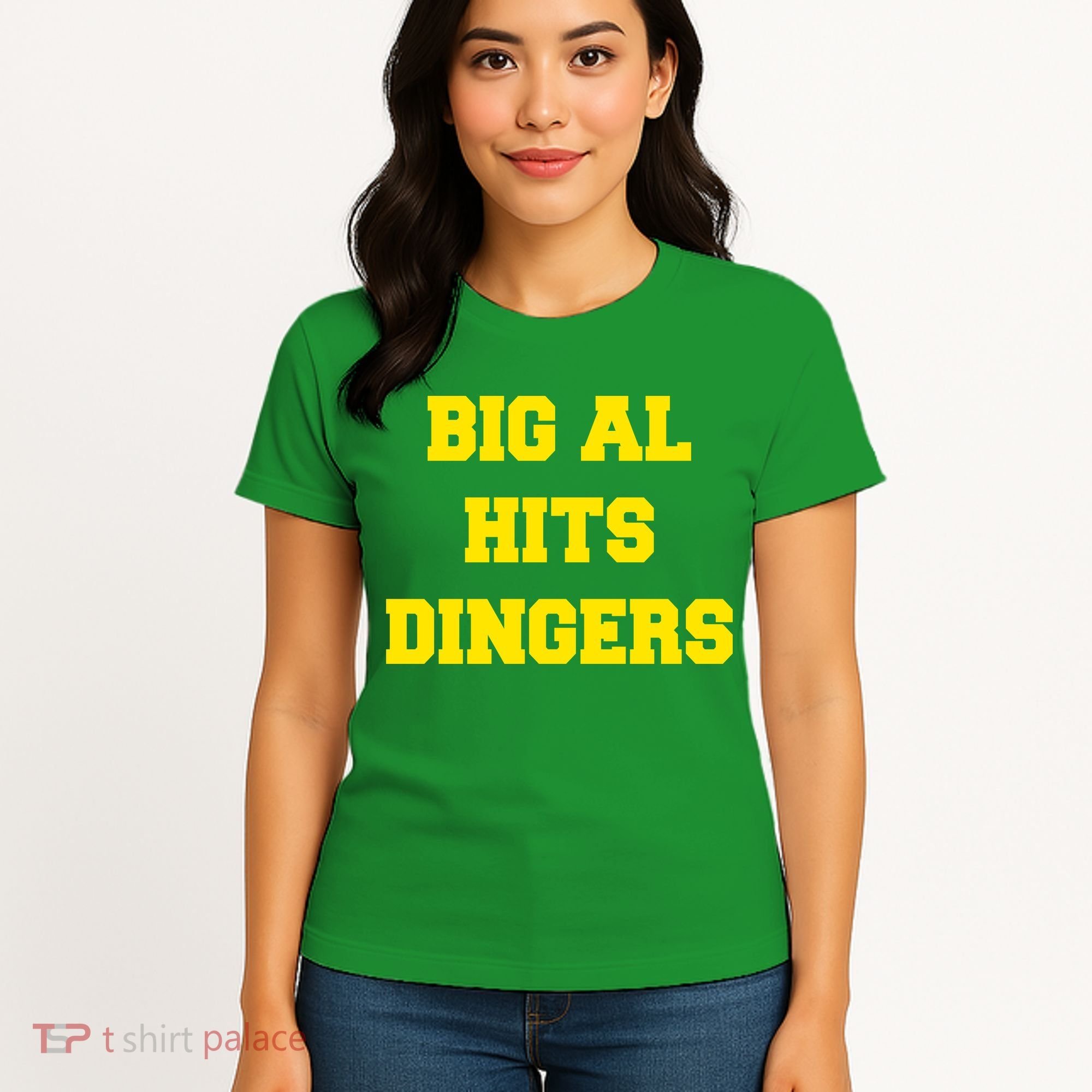 Big Al Hits Dingers Baseball Women's T-Shirt