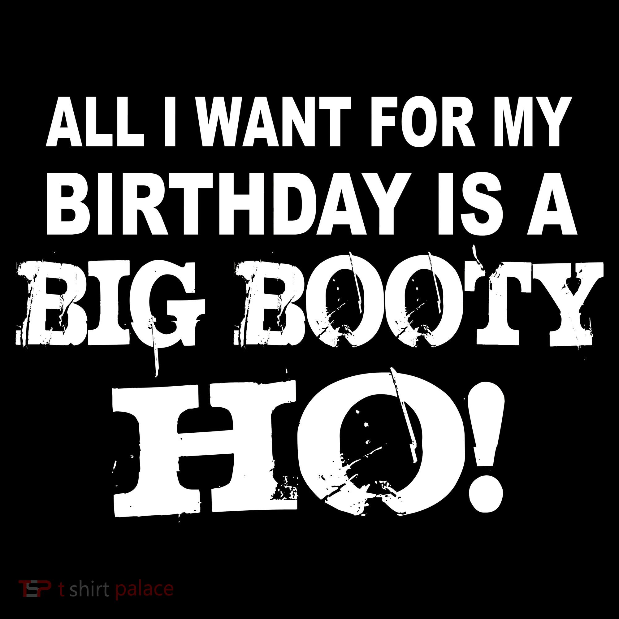Big Booty Ho For My Birthday Tank Top