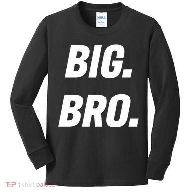 Big Brother Announcement Kids Long Sleeve Shirt