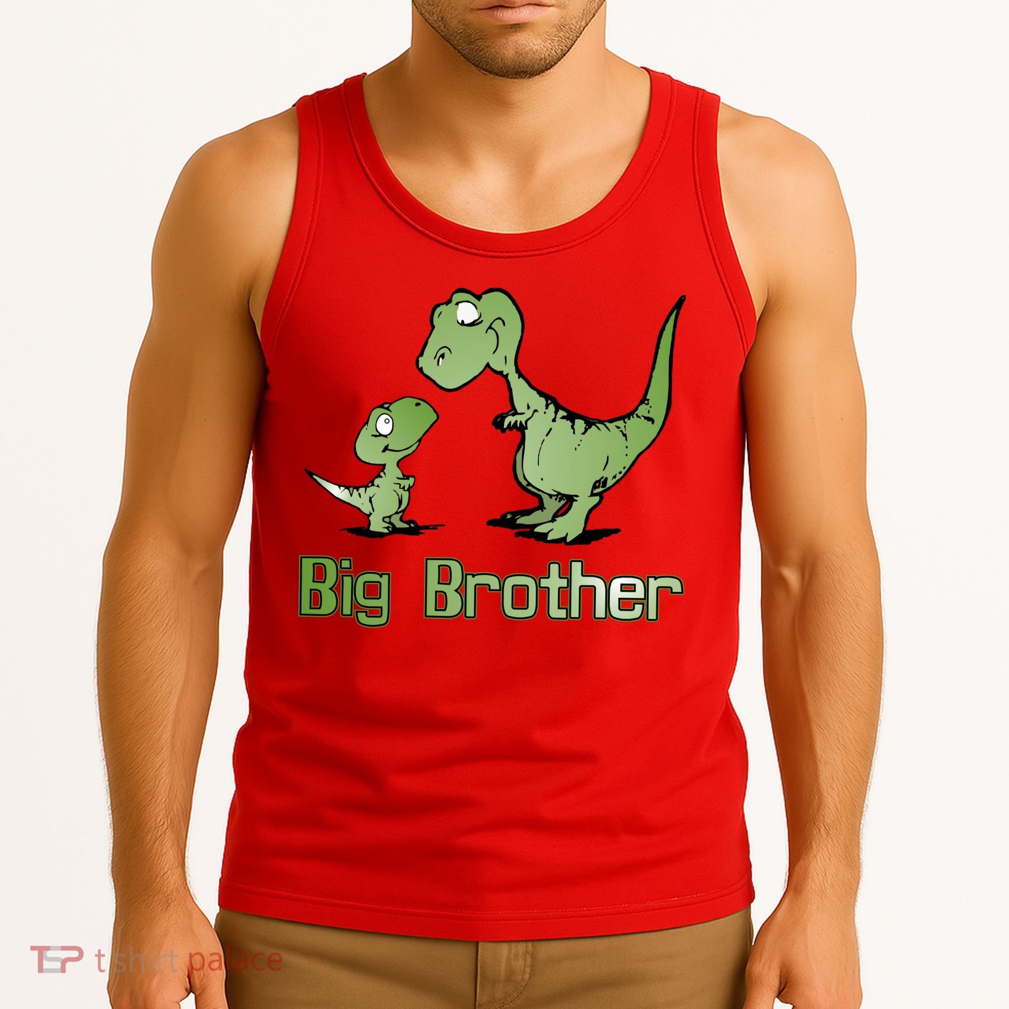 Big Brother Dinosaur Tank Top