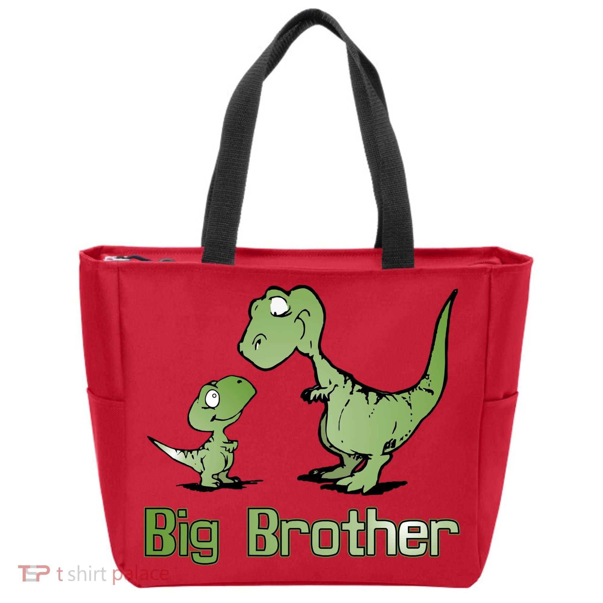 Big Brother Dinosaur Tote Bag