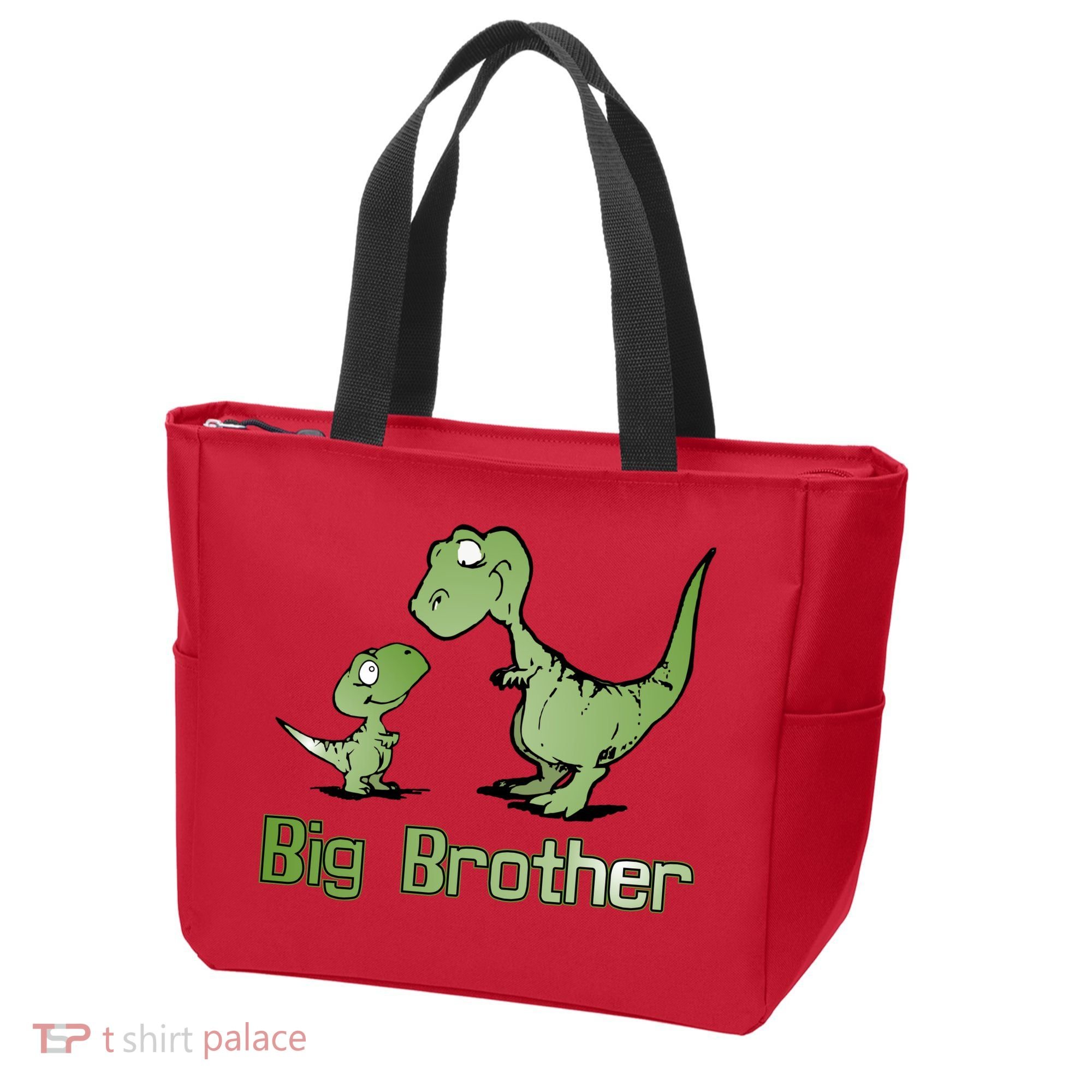 Big Brother Dinosaur Tote Bag