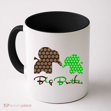 Big Brother Elephant Family Coffee Mug