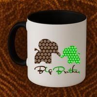 Big Brother Elephant Family Coffee Mug thumb 2