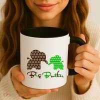 Big Brother Elephant Family Coffee Mug thumb 3