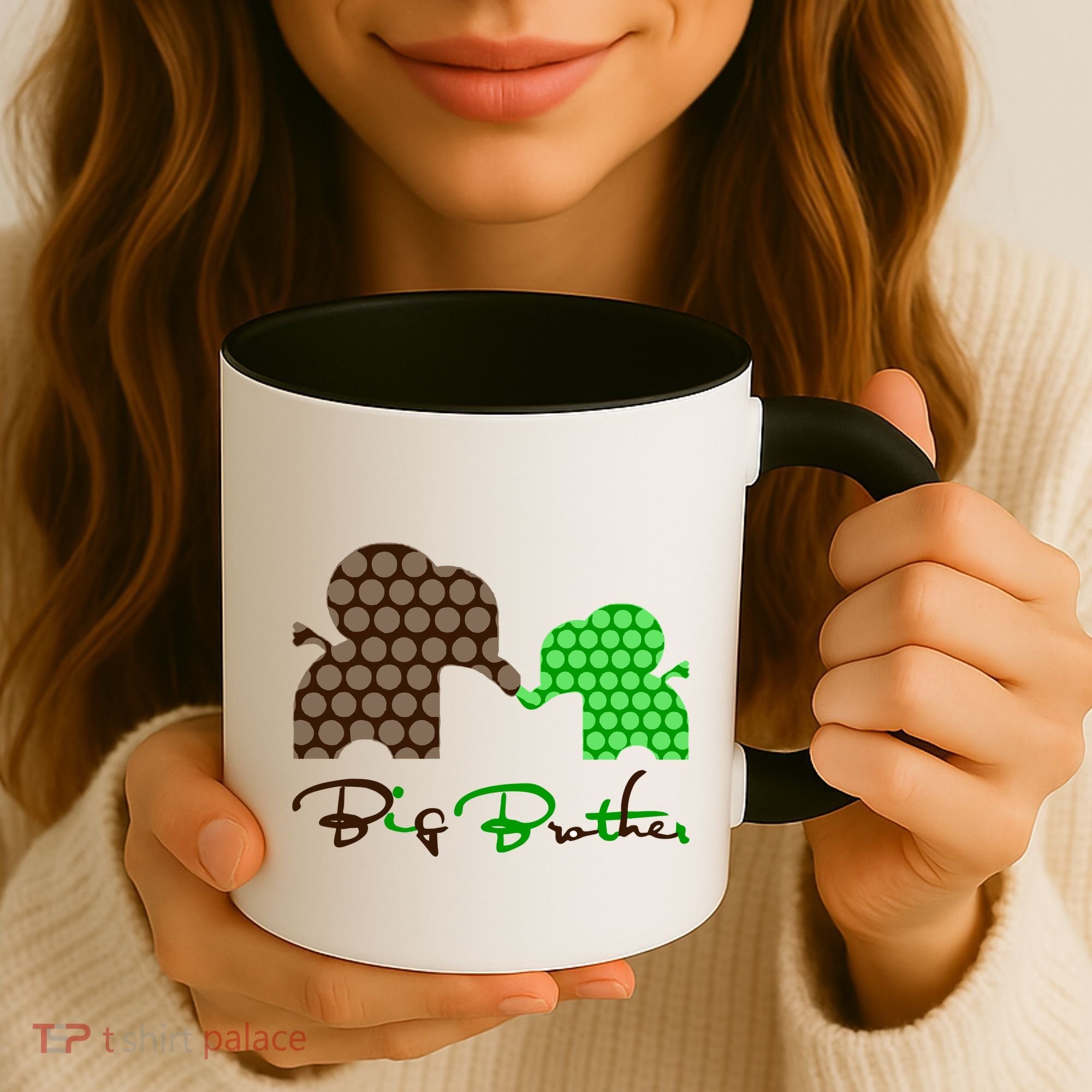 Big Brother Elephant Family Coffee Mug