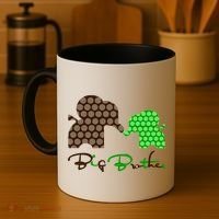 Big Brother Elephant Family Coffee Mug thumb 4